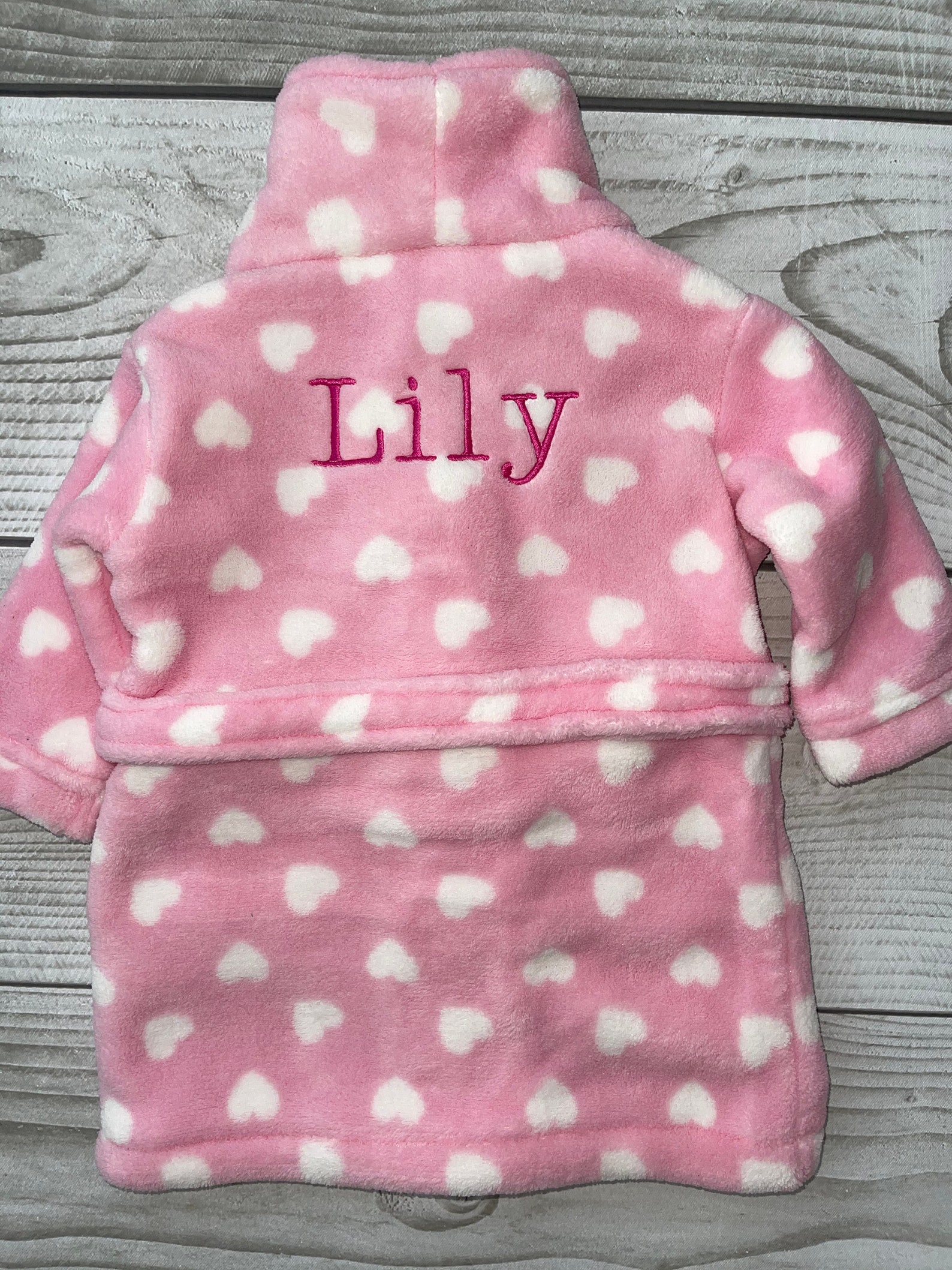 Personalised Baby Dressing Grown Bath Robe Birthday Etsy UK