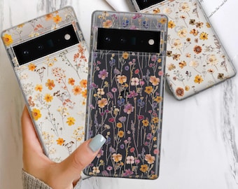 Boho Wildflower Phone Case - Floral Cover for Google Pixel, Samsung & iPhone