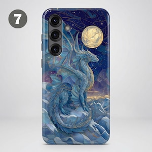 Stained Glass Animal Phone Case – Winter Art Cover for Samsung S26 Ultra S25 S24 FE S23 A17 iPhone 17 Pro Max 16 15 Plus 14 13 Pixel 10 9A image 11