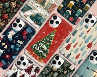 Christmas Phone Case – Winter Cover for iPhone 17 Pro Max 16 15 14 13 12 11 Samsung S26 Ultra S25 FE S24 A17 A56 A57 Pixel 10 9A
