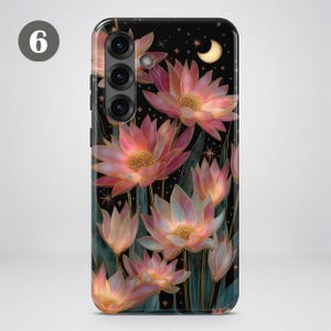 Stained Glass Floral Phone Case – Flower Art Cover for Samsung S26 Ultra S25 S24 FE S23 A17 iPhone 17 Pro Max 16 15 Plus 14 13 Pixel 10 9A image 10