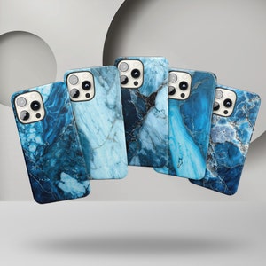 Blue Marble Phone Case Aesthetic Cover fits for iPhone 14 13 12 11 Pro Max Mini iPhone 6 7 8 Plus X Xs Xr Samsung S23 S22 S21 S20 Ultra S10