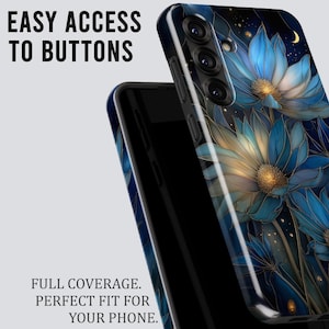 Stained Glass Floral Phone Case – Flower Art Cover for Samsung S26 Ultra S25 S24 FE S23 A17 iPhone 17 Pro Max 16 15 Plus 14 13 Pixel 10 9A image 15