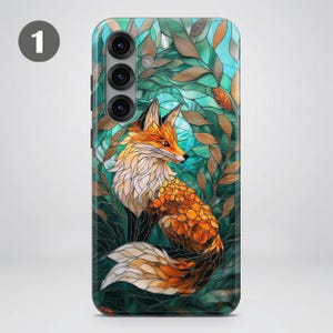 Stained Glass Animal Phone Case – Mosaic Art Cover for Samsung S26 Ultra S25 S24 FE A56 A17 iPhone 17 Pro Max 16 15 Plus 14 13 Pixel 10 9A image 5