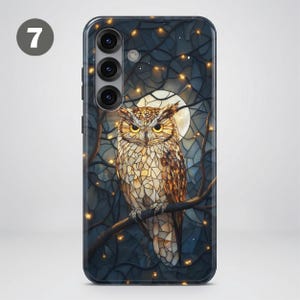 Stained Glass Animal Phone Case – Mosaic Art Cover for Samsung S26 Ultra S25 S24 FE A56 A17 iPhone 17 Pro Max 16 15 Plus 14 13 Pixel 10 9A image 11