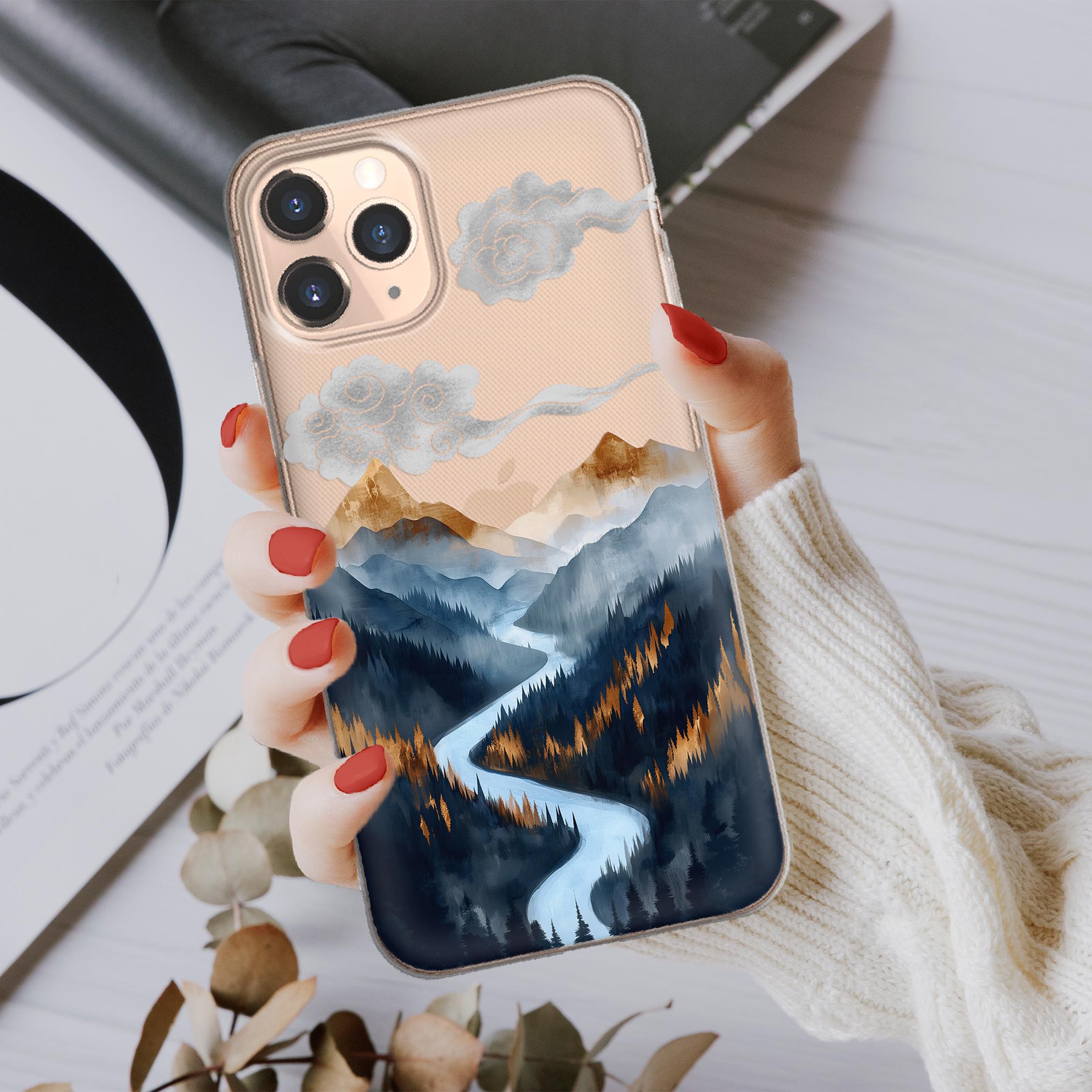 Clear Mountain Phone Case Transparent Landscape Cover for iPhone 17 Pro Max  16 15 14 13 Samsung S26 Ultra S25 FE S24 A17 A56 A57 Pixel 10 9A - Etsy