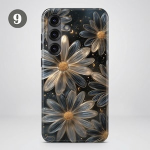 Stained Glass Floral Phone Case – Flower Art Cover for Samsung S26 Ultra S25 S24 FE S23 A17 iPhone 17 Pro Max 16 15 Plus 14 13 Pixel 10 9A image 13