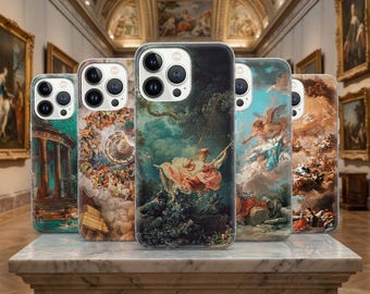 Baroque Rococo Phone Case Renaissance Art Cover for iPhone 17 16 15 14 13 12 11 Pro Max Samsung S26 Ultra S25 FE S24 Plus A17 A57 Pixel 10 9