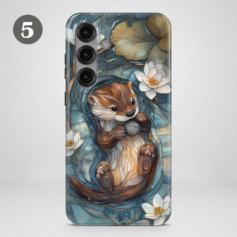 Stained Glass Animal Phone Case – Mosaic Art Cover for Samsung S26 Ultra S25 S24 FE A56 A17 iPhone 17 Pro Max 16 15 Plus 14 13 Pixel 10 9A image 9