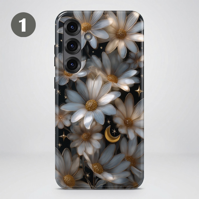 Stained Glass Floral Phone Case – Flower Art Cover for Samsung S26 Ultra S25 S24 FE S23 A17 iPhone 17 Pro Max 16 15 Plus 14 13 Pixel 10 9A image 5