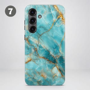 Custodia per telefono effetto marmo – Cover di lusso Magsafe resistente per Samsung S26 Ultra S25 FE S24 S23 Plus A17 iPhone 17 Pro Max 16 15 14 13 12 11 Pixel 10 9A immagine 11