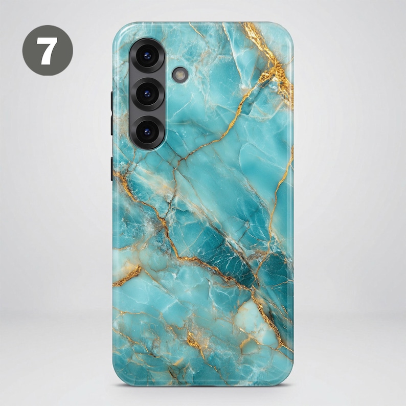 Custodia per telefono effetto marmo – Cover di lusso Magsafe resistente per Samsung S26 Ultra S25 FE S24 S23 Plus A17 iPhone 17 Pro Max 16 15 14 13 12 11 Pixel 10 9A immagine 11