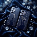 Navy Blue Ocean Phone Case – Celestial Shark & Stingray Cover for Samsung S26 Ultra S25 FE S24 S23 iPhone 17 Pro Max 16 15 Plus 14 Pixel 10A product logo