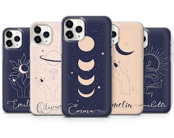 Personalisierte Handyhülle Custom Cover passend für iPhone 15 14 13 12 11 Pro Max 6 7 8 Plus Samsung S24 S23 S22 S21 S20 FE Ultra A14 A15 A25 A54