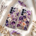 Stained Glass Wildflower Phone Case – Mosaic Floral Cover for Samsung S26 Ultra S25 FE S24 S23 iPhone 17 Pro Max 16 15 Plus 14 13 Pixel 10 product logo