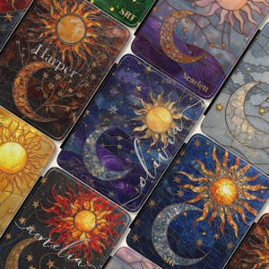 Capa personalizada Celestial para Kindle – Capa com estampa da Lua e alça de mão para Kindle Paperwhite 12ª e 11ª geração, Kindle Colorsoft e Kindle 7 de 6 polegadas.