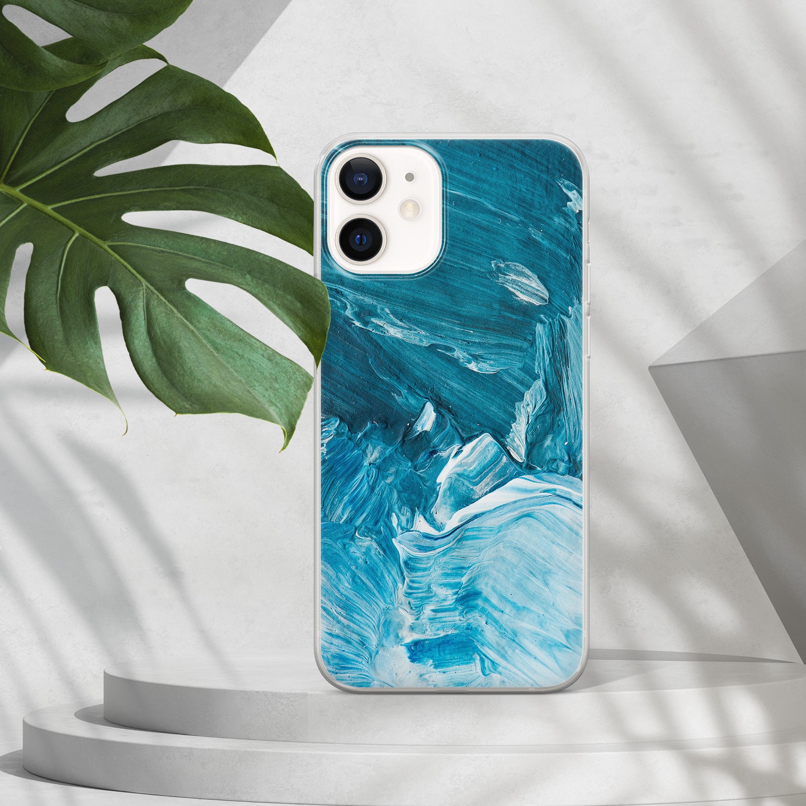 Abstract Art Phone Case Painting Cover Fits for Iphone 13 12 Etsy