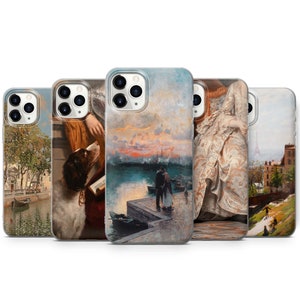 Painting Phone Case Famous Art Cover fits for iPhone 15 14 13 12 11 Pro Max 6 7 8 Plus Samsung S24 S23 S22 S21 S20 FE Ultra A14 A15 A25 A54