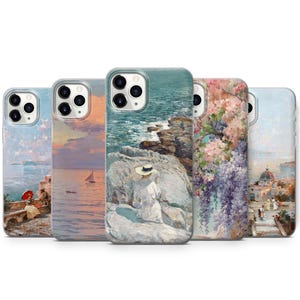 Peinture Coque de téléphone célèbre Art Cover pour iPhone 16 15 14 13 12 11 Pro Max Samsung S25 Ultra S24 FE S23 Plus S22 A15 A16 A35 A36 A54 A55 A56