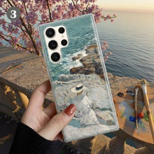 Painting Phone Case – Aesthetic Art Cover for Samsung S26 Ultra S25 FE S24 Plus S23 A17 iPhone 18 Pro Max 17 16 15 14 13 12 11 Pixel 11 10A 3