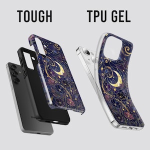 Celestial Floral Phone Case – Wildflower Stained Glass Cover for iPhone 17 Pro Max 16 15 14 13 Samsung S26 Ultra S25 S24 FE S23 Pixel 10 9A image 2
