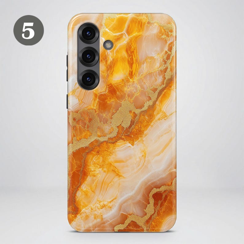 Custodia per telefono effetto marmo – Cover di lusso Magsafe resistente per Samsung S26 Ultra S25 FE S24 S23 Plus A17 iPhone 17 Pro Max 16 15 14 13 12 11 Pixel 10 9A immagine 9