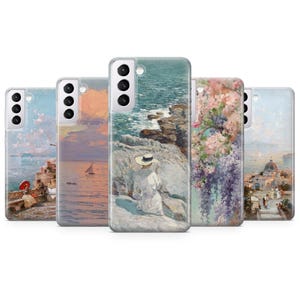 Peinture coque de téléphone Art esthétique housse pour Samsung S25 S24 FE S23 Ultra S22 Plus S21 S20 Note 20 10 A15 A16 A26 A33 A36 A52 A53 A54 A55 A56