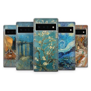 Vincent Van Gogh Phone Case Iconic Art Cover fit for Pixel 8 8A 7 7A 6A 6 Pro OnePlus 11 10 9 Nord Realme 10 Vivo V27 Y16 Y56 Redmi Note 12