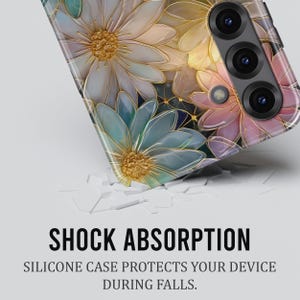 Stained Glass Floral Phone Case – Flower Art Cover for Samsung S26 Ultra S25 S24 FE S23 A17 iPhone 17 Pro Max 16 15 Plus 14 13 Pixel 10 9A image 14