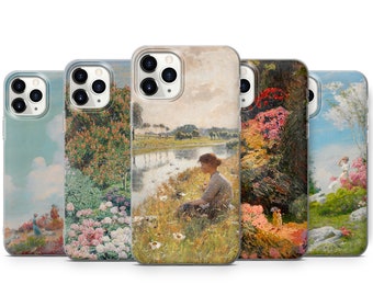 Schilderen Telefoonhoesje Beroemde Kunst Cover past voor iPhone 15 14 13 12 11 Pro Max 6 7 8 Plus Samsung S24 S23 S22 S21 S20 FE Ultra A14 A15 A25 A54