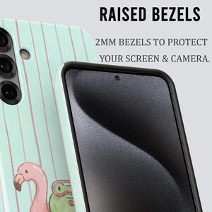 Cute Capybara Striped Phone Case – Whimsical Kawaii Cat Frog Cover for Samsung S26 Ultra S25 FE S24 S23 Plus iPhone 17 Pro Max 16 15 14 13 image 10
