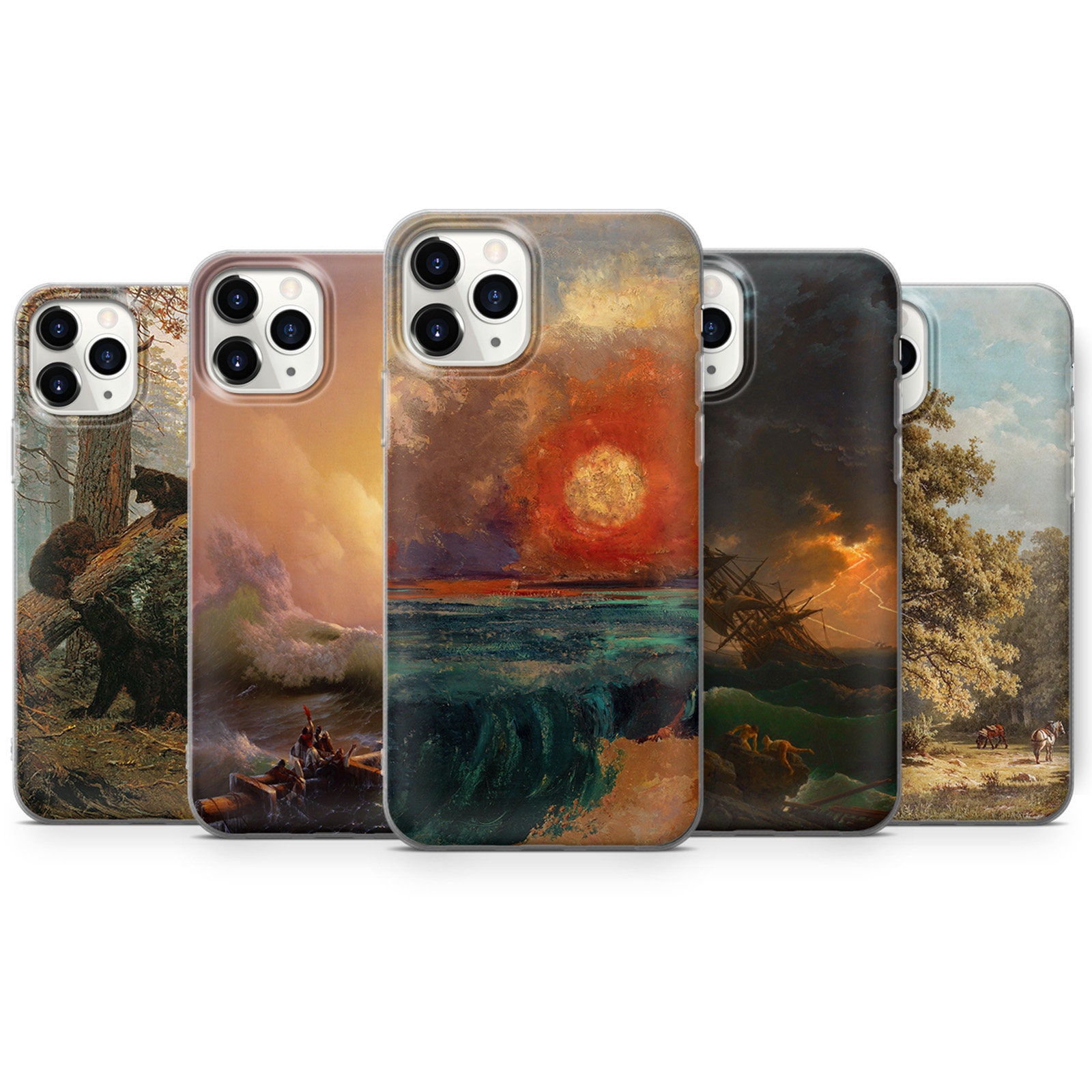 Iconic Art Phone Case Painting Cover for iPhone 12 Pro Max Etsy