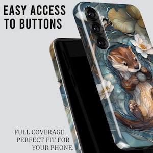 Stained Glass Animal Phone Case – Mosaic Art Cover for Samsung S26 Ultra S25 S24 FE A56 A17 iPhone 17 Pro Max 16 15 Plus 14 13 Pixel 10 9A image 15