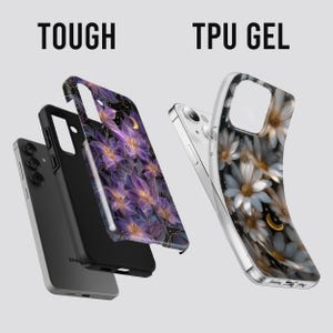 Stained Glass Floral Phone Case – Flower Art Cover for Samsung S26 Ultra S25 S24 FE S23 A17 iPhone 17 Pro Max 16 15 Plus 14 13 Pixel 10 9A image 2