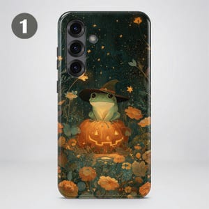 Spooky Fall Phone Case – Cute Pumpkin & Ghost Cover for Samsung S26 Ultra S25 S24 FE S23 Plus A17 iPhone 17 Pro Max 16 15 14 13 Pixel 10 9A image 5