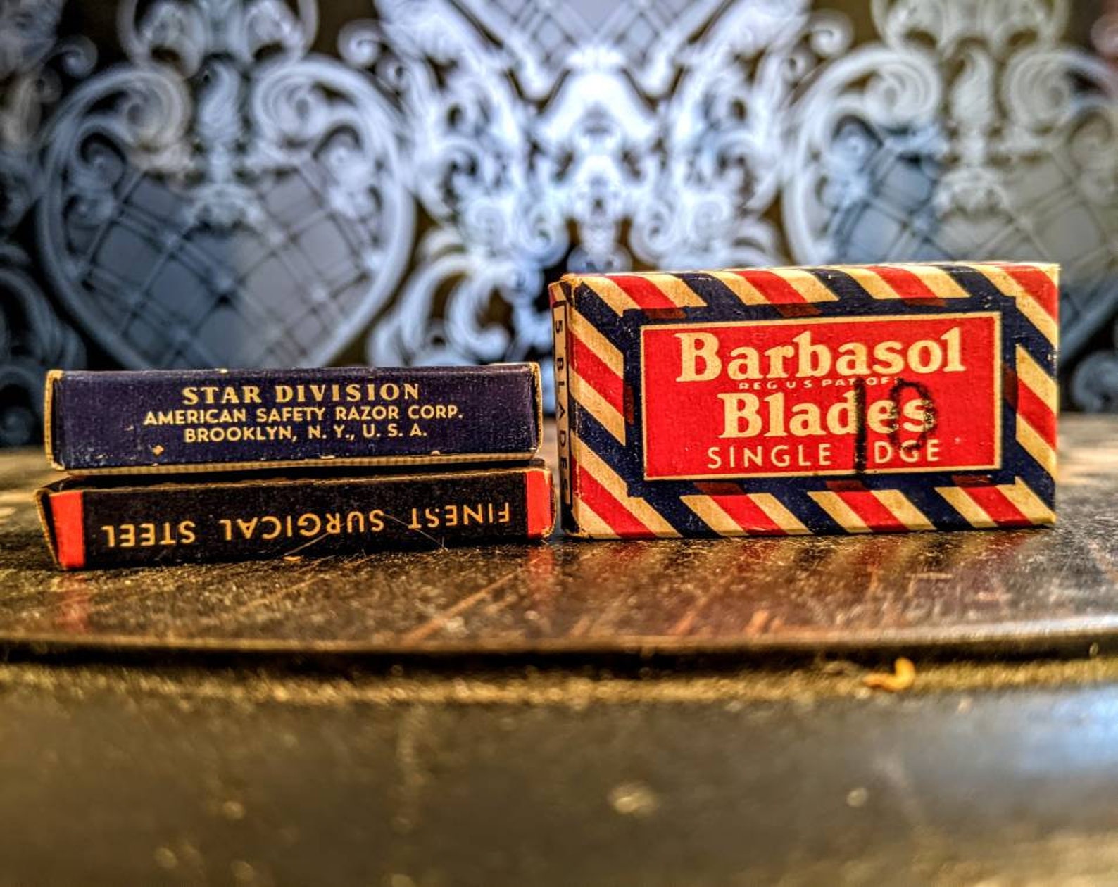 New Old Stock Barber Razor Blades Etsy