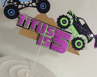 Monster Jam Cake Topper