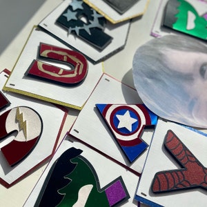 Superhero Birthday Banner | Comic Book Party Garland | Boom Pow Zap Custom Name Banner | Hero Theme Birthday Decor