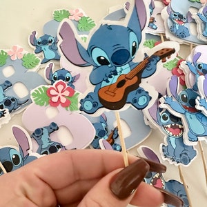 Lilo & Stitch Theme Cupcake Toppers