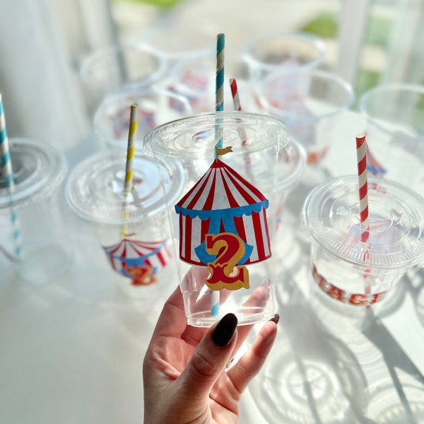 Circus Carnival Party Cups