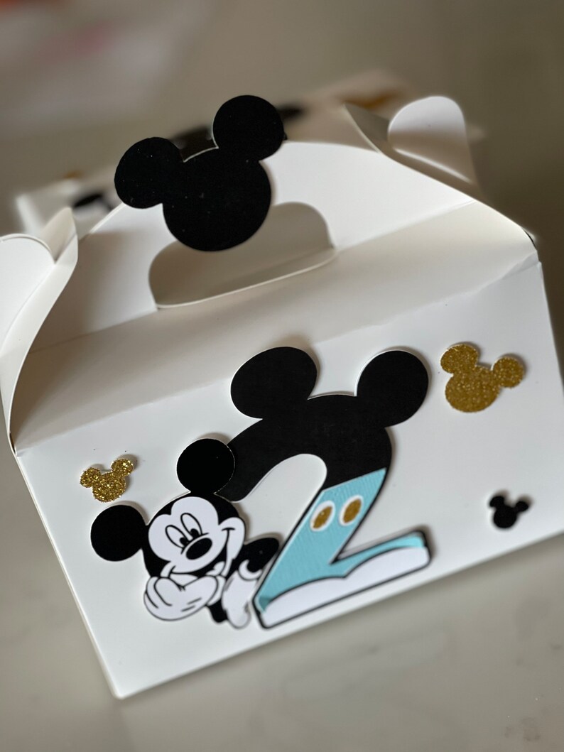 Mickey Mouse Classic Minimalist Favor Boxes - Etsy