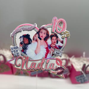 Clueless Cake Topper | 90s Teen Movie Birthday Decor | As If Party Cake Topper | Retro Girl Birthday Topper