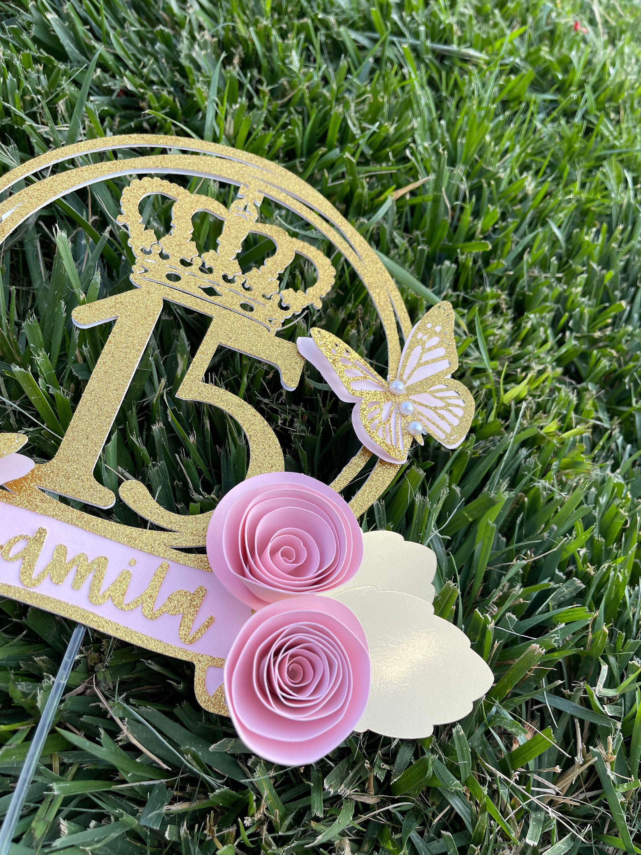 Quinceañera Cake Topper 15th Birthday Etsy