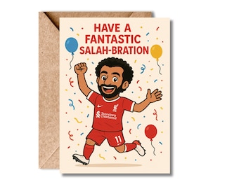 Mo Salah Birthday Card – LFC Salah-bration (Digital Download)