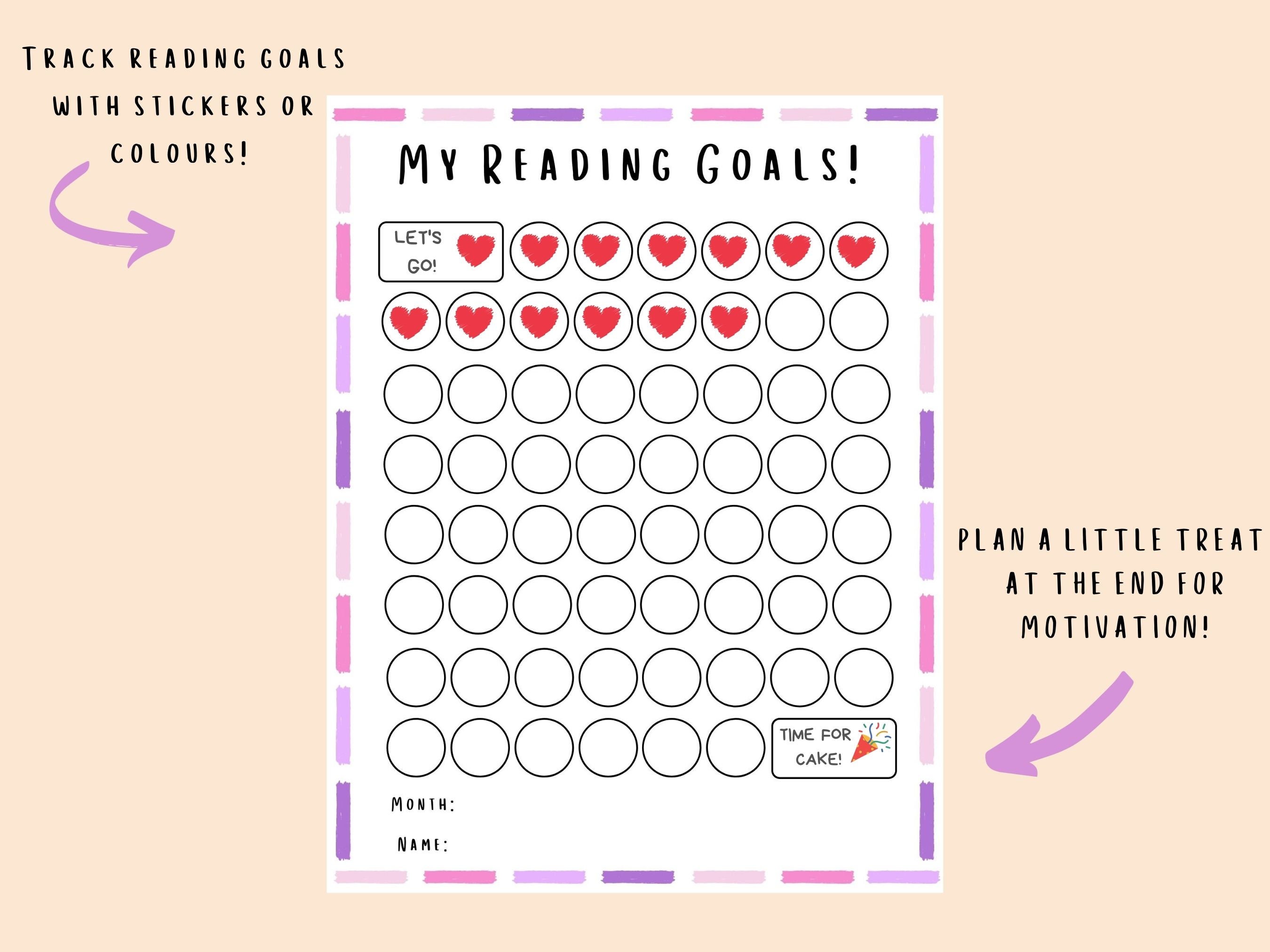Printable Reading Goal Chart