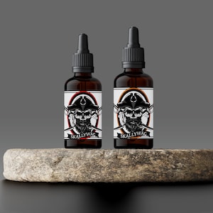 Twin Pack of 30ml Beard Oils – Choose Your Scents | Natural Beard Care Set | Moisturizes & Nourishes | Gift for Him