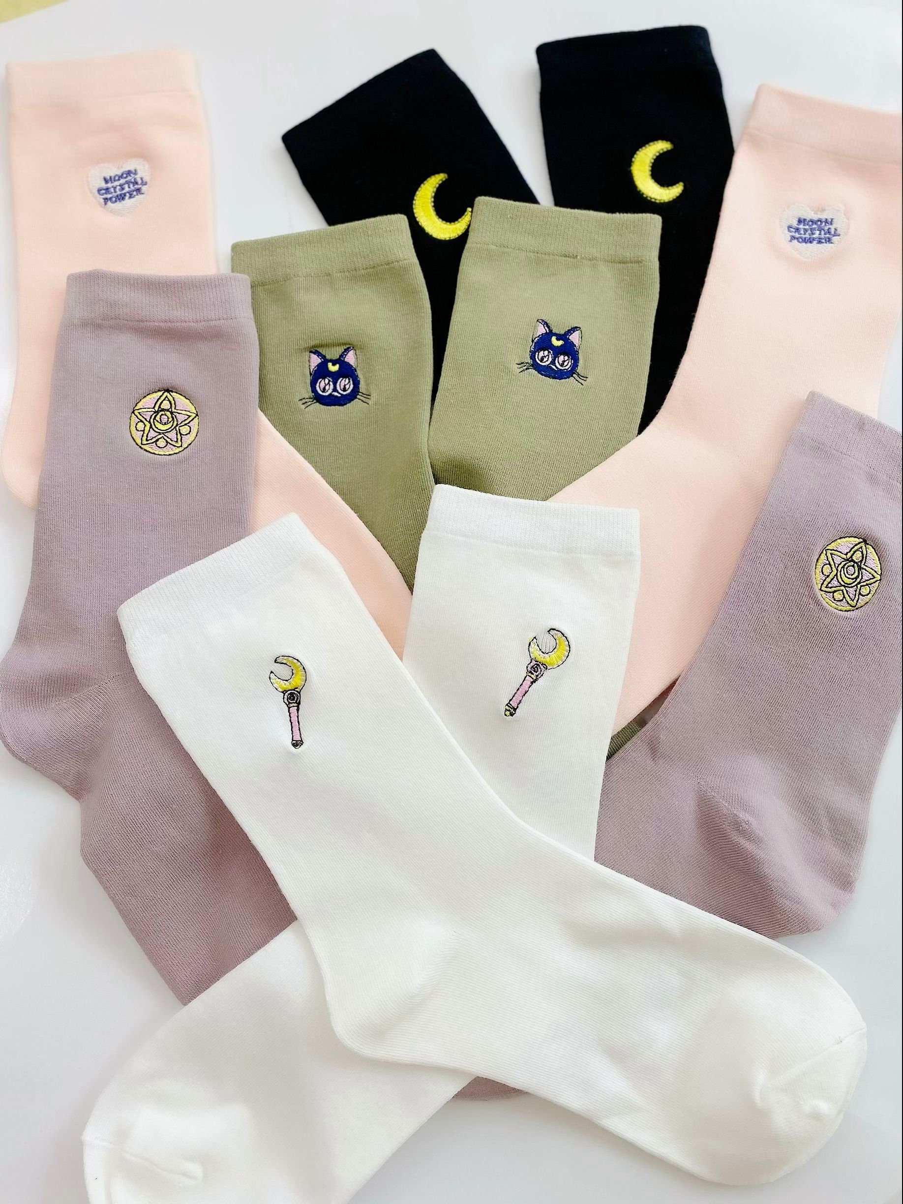 Sailor Moon Socks Sailor Moon Art Socks Cute Socks for | Etsy
