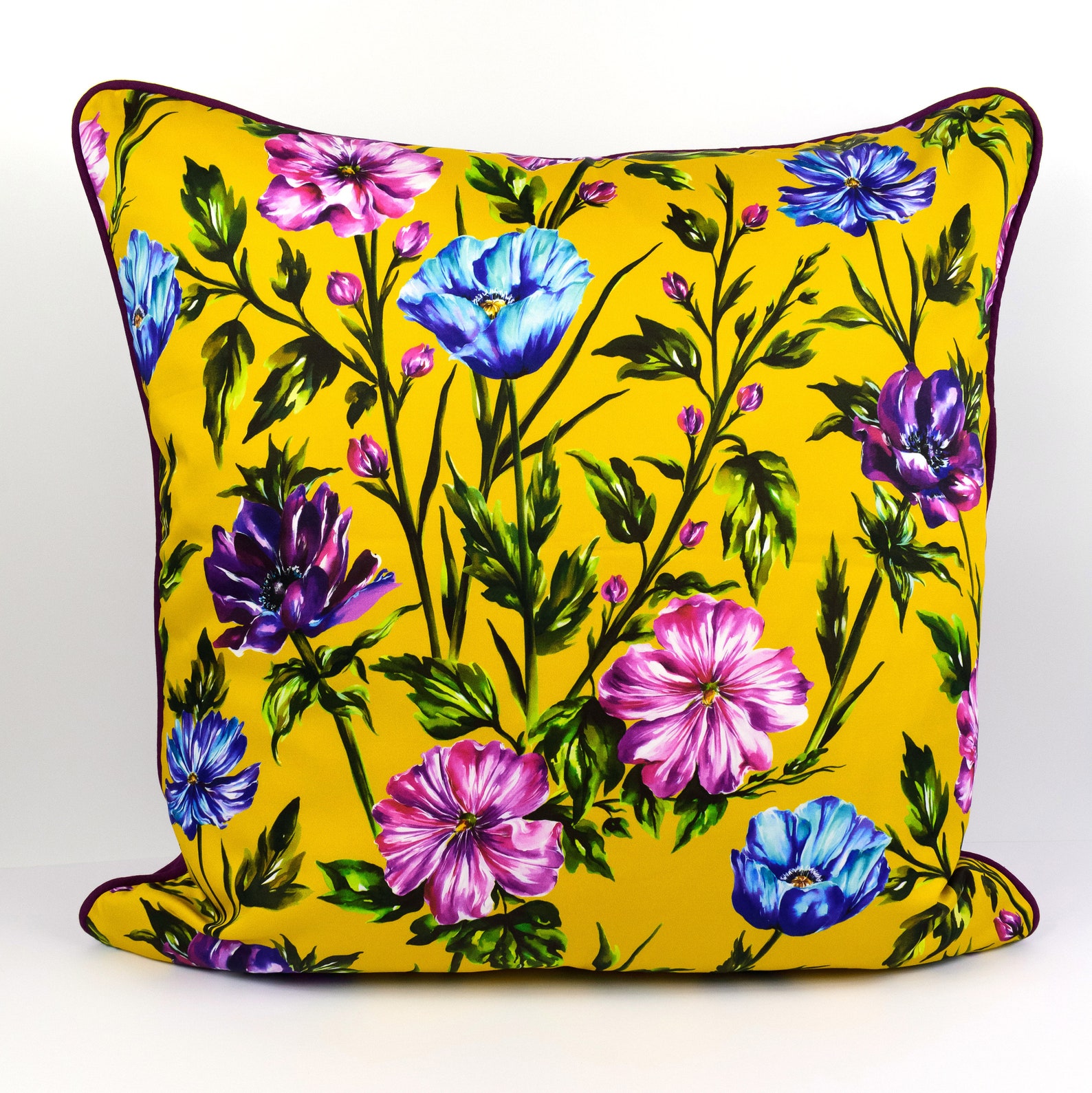 Cushion Floral Cushion Homewares Home Decor Soft Etsy UK