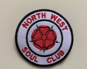 HIGH QUALITY NORTHERN SOUL YORKSHIRE Embroidered Iron Sew On Patch Badge