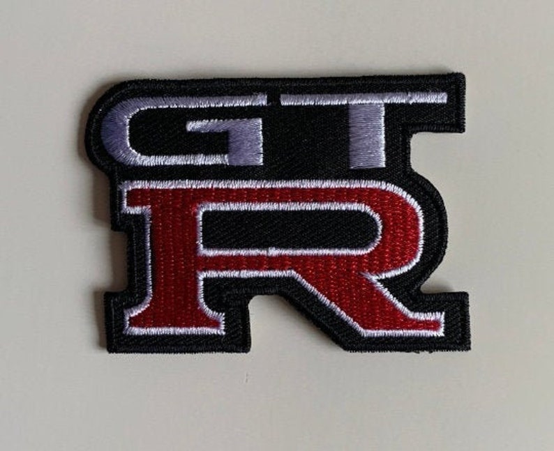 Nissan GTR Racing Car Brand Embroidered Iron on Patch Sew